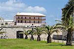 The Commissioner's House from the Victualling Yard at the Royal Naval Dockyard, Bermuda, Central America