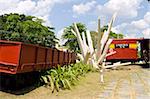 Monumento a la Toma del Tren Blindado (Armored Train Monument), Santa Clara, Cuba, West Indies, Caribbean, Central America
