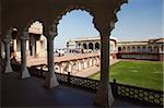 Diwam-i-Khas (salle du privé public) dans le Fort d'Agra, Site du patrimoine mondial de l'UNESCO, Agra, Uttar Pradesh, Inde, Asie