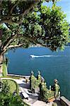 View from Villa Balbianello, Lenno, Lake Como, Lombardy, Italy, Europe