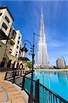 Burj Khalifa, der größte Mann Struktur in der Welt gemacht mit 828 Metern und Dubai Mall, Downtown Dubai, Dubai, Vereinigte Arabische Emirate, Naher Osten