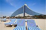 Hotel de la plage de Jumeirah, Jumeirah Beach, Dubaï, Émirats Arabes Unis, Moyen-Orient