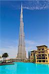 Burj Khalifa, le plus grand homme fait structure dans le monde avec ses 828 mètres, Downtown Dubai, Dubai, Émirats Arabes Unis, Moyen-Orient