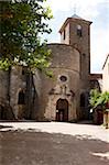 Église Sainte-Eulalie de Cernon Templiers, Sainte-Eulalie-de-Cernon Aveyron, Massif Central, France, Europe