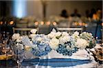 Decorated Tables at Wedding Reception