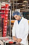 Man working at factory