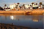 Kanal und Hafen, Hammamet, Tunesien, Nordafrika, Afrika