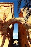 Arc de Antoninus Pius, Roman ruins, Site archéologique de Sbeitla, Tunisie, l'Afrique du Nord, Afrique