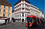 Tram, Hauptplatz, Graz, Styrie, Autriche, Europe