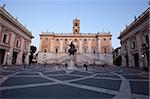 Le Capitole, les bâtiments abritent l'hôtel de ville et les musées du Capitole, Rome, Lazio, Italie, Europe