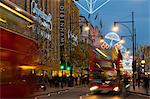 Christmas lights, Oxford Street, London, England, United Kingdom, Europe