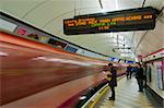 Bank Underground Station Central Line platform, London, England, United Kingdom, Europe