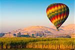 Ballooning near the Valley of the Kings, Thebes, Egypt, North Africa, Africa