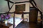 Interior of Anne Hathaway's Cottage, Shottery, Stratford-upon-Avon, Warwickshire, England, United Kingdom, Europe
