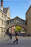 Bridge of Sighs, Hertford College, New College Lane, Oxford University, Oxford, Oxfordshire, England, United Kingdom, Europe