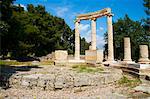Exedra des Herodes Atticus, Ausgrabungsstätte, Olympia, UNESCO World Heritage Site, Griechenland, Europa
