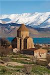 Arménien église, île d'Akdamar, lac de Van, Anatolie, Eurasie