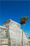 Ancient Mayan archaeological site of Tulum, Tulum, Quintana Roo, Mexico, North America