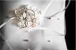Wedding Rings on Cushion
