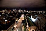 Overview of City at Night, Toronto, Ontario, Canada