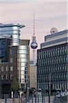 Tour Fernsehturm et Cityscape, Berlin, Allemagne