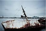 Bateau qui coulait, Liverpool, Angleterre