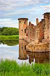 Ruin of Caerlaverock Castle, Dumfries and Galloway, Scotland