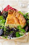 Portion of quiche