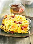 Tagliatelles avec tomates séchées au soleil