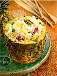 Cantonese rice with pineapple