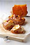 Mimolette and bacon savoury cakes