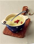 Creme-Suppe von Split pea