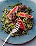 Red mullet and tapenade salad