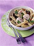 Penne with shellfish
