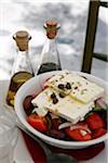 Greek salad with feta