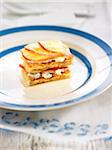 Gorgonzola and pear Mille-feuille
