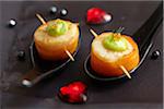 Scallop and carrot Makis