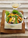 Vegetables with miso dressing