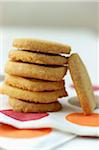 Semolina and lemon shortbread biscuits