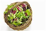 Basket of mesclun