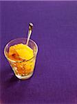 Orange fruit salad with cinnamon