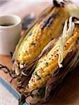grilled corn on the cobs