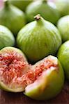 Fresh green figs