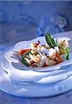 Salt cod puree with vegetables