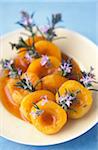 Apricots with rosemary