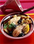 Chicken and lemon tajine