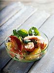 Lobster,citrus fruit and fresh coriander salad