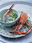 Vietnamese spiny lobster soup
