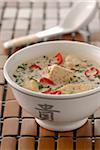 Chicken and coconut milk Thai soup