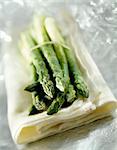 Bunch of green asparagus